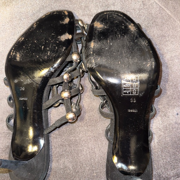 Alexander Wang Sofia Kitten Heel Sandal Mules Shoes Size  39 - Picture 7 of 11